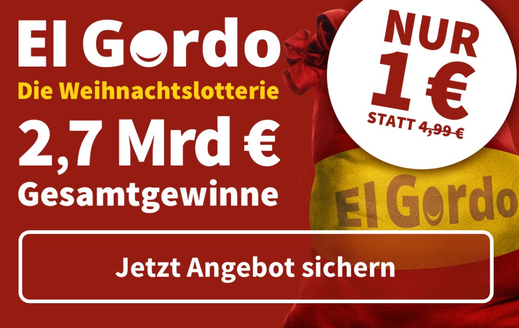 El Gordo 2024: Lose ab 1 Euro, jedes sechste Los gewinnt