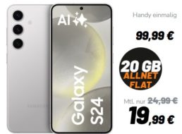 Klarmobil: Samsung Galaxy S24 zur Allnet-Flat