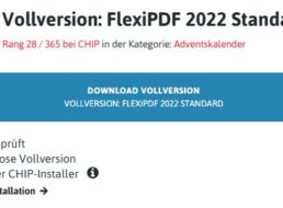 Gratis: „FlexiPDF Standard 2022“ für 0 statt 59,90 Euro