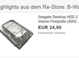 Ebay: Seagate-Festplatte mit 3 TByte als B-Ware für 24,90 Euro