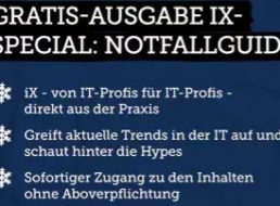 Gratis: iX-Notfallguide 2024 zum Download