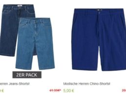 Outlet46: Doppelpack Jeans-Shorts für 9,99 Euro