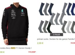 Outlet46: AMG-Hoodie für 30 statt 115 Euro frei Haus