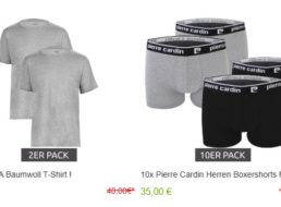 Pierre Cardin: Boxershorts im Zehnerpack für 35 Euro frei Haus