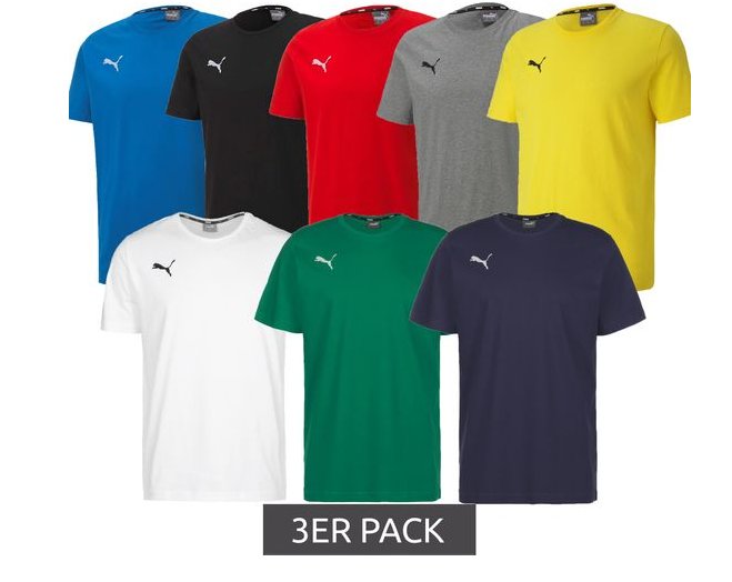 Outlet46: Puma-Shirts im Dreierpack für 16 Euro