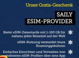 Gratis: 1 GByte Datenvolumen im Ausland via Saily geschenkt