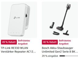 Amazon: WLAN-Repeater „TP-Link RE330“ mit Gratis-Audible für 25,49 Euro