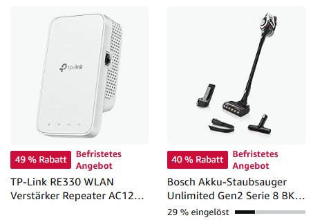 Amazon: WLAN-Repeater "TP-Link RE330" mit Gratis-Audible für 25,49 Euro