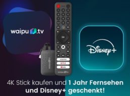 Gratis: 1 Jahr Disney+ zum Waipu.tv-Stick für 59,99 Euro