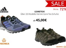 Outlet46: Goretex-Schuhe ab 65 Euro frei Haus