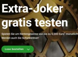 Gratis: Extralos mit Chance auf 5000 Euro Rente für 0 Euro