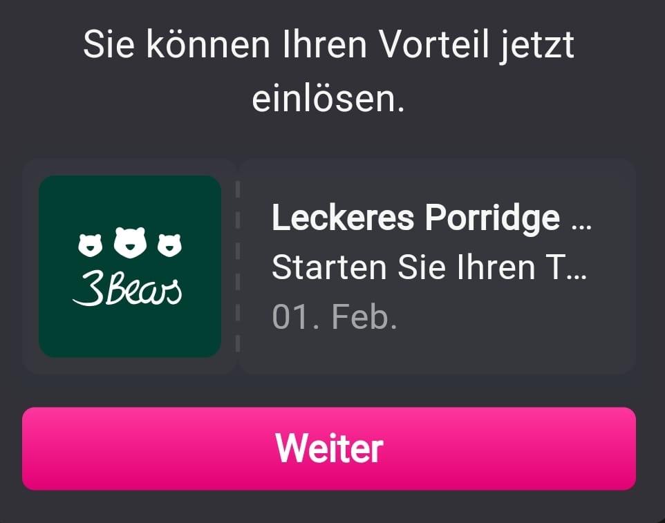 Gratis: Porridge von 3Bears via Magenta-App zum Nulltarif