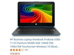 Amazon: „HP ProBook X360“ mit Touch-Display renewed für 159,90 Euro