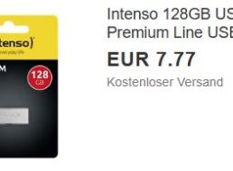 Ebay: Intenso USB-Stick mit 128 GByte für 7,77 Euro