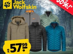 Jack Wolfskin: Sale bei Sportspar mit Mode ab 39,99 Euro