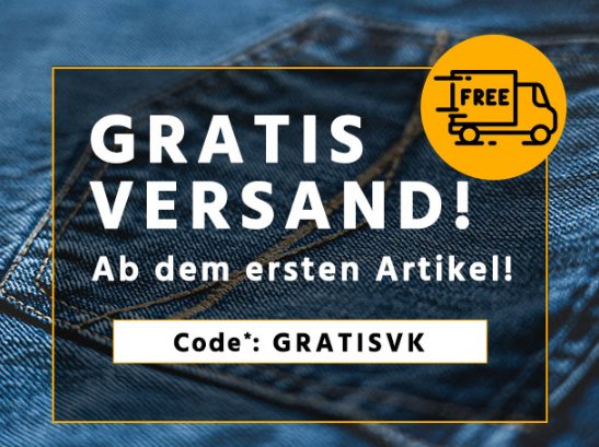 Jeans Direct: Gratis-Versand ohne Mindestbestellwert