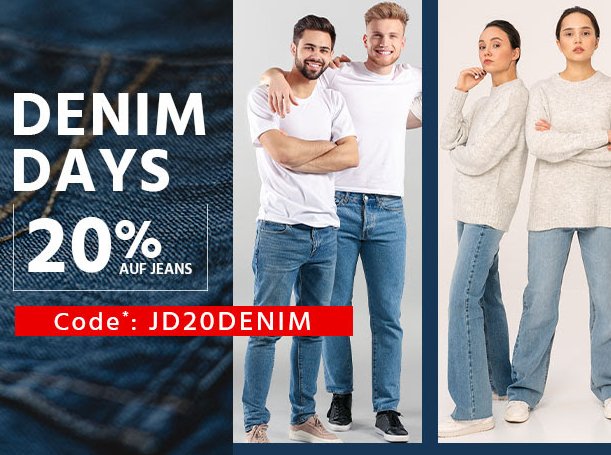 Jeans Direct: 20 Prozent Rabatt auf alle Jeans