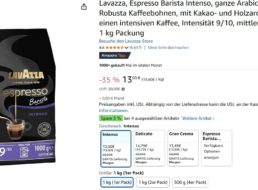 Sparabo: „Lavazza Espresso Barista Intenso“ für 13,60 Euro