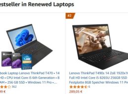 Lenovo: ThinkPad T470 Renewed für 245,99 Euro frei Haus