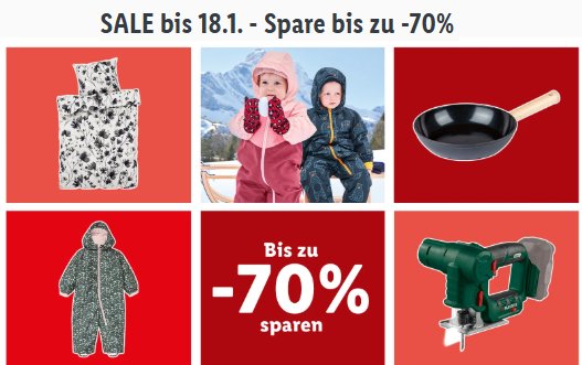 Lidl: Sale mit Markenartikeln unter zehn Euro