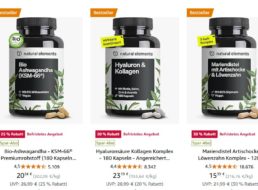 Amazon: „Natural Elements“-Produkte mit Rabatt