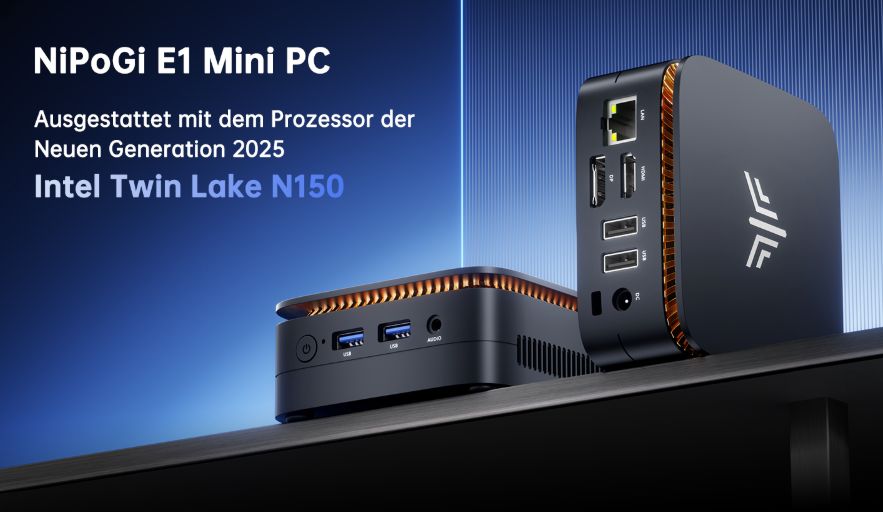 Exklusiv: Mini-PC mit neuem Twin Lake N150 für 188,19 Euro frei Haus