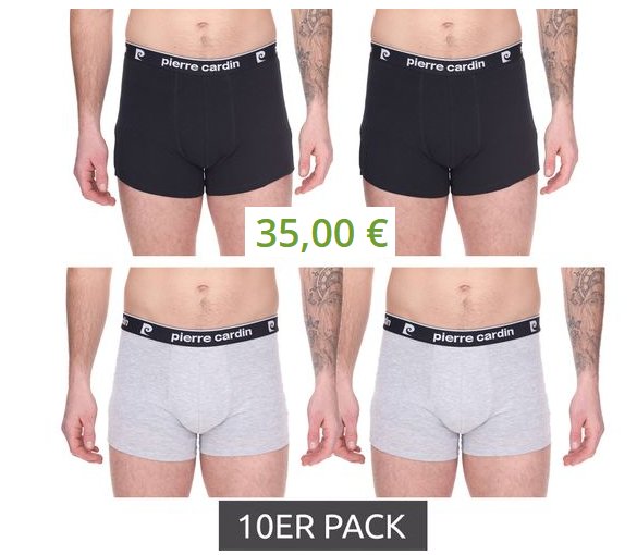 Pierre Cardin: Boxershorts im Zehnerpack für 35 Euro frei Haus