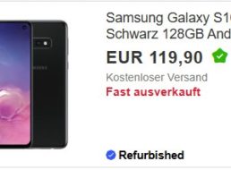 Ebay: „Samsung Galaxy S10e“ als B-Ware für 107,91 Euro