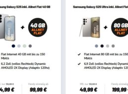 Klarmobil: Samsung Galaxy S25 mit Vodafone-Vertrag zu Tiefstpreisen