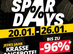 Sportspar: Spardays locken mit Markenschnäppchen ab 9,99 Euro