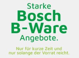 Bosch: B-Ware mit Gratis-Versand ab 33,49 Euro