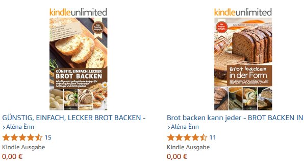 Gratis: eBook "Günstig, einfach lecker Brot backen" bei Amazon