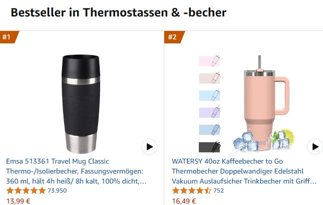 Amazon: Emsa Travel Mug für 13,99 Euro