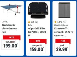 Lidl: Tefal Optigrill mit Automatikprogrammen für 159 Euro