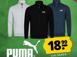 Sportspar: Sweatjacken von Puma für 18,99 Euro