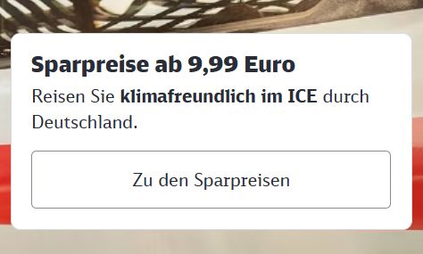 Bahn: Kurzstrecken im ICE jetzt ab 7,49 Euro verfügbar