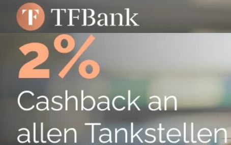 TFBank: 2 Prozent Cashback fürs Tanken mit der Mastercard