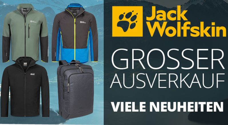 Jack Wolfskin: Sale bei Sportspar mit bis zu 68 Prozent Rabatt