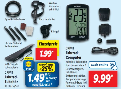 Lidl: Fahrrad-Schnäppchen ab sofort online und vor Ort verfügbar