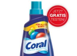 Gratis: Coral Color-Waschmittel kostenlos testen