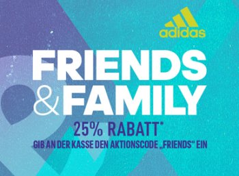 Adidas: 25 Prozent Rabatt für 25 Stunden