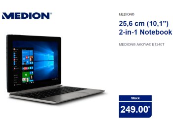 Aldi-Netbook: Medion Akoya E1240T im Norden für 249 Euro