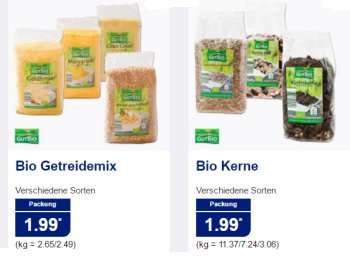 Aldi-Nord: Bio-Woche ab 4. August 2016 mit zwölf Artikeln