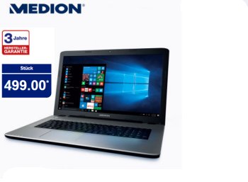 Aldi-Notebook: Medion Akoya E7424 ab Ende Januar für 499 Euro