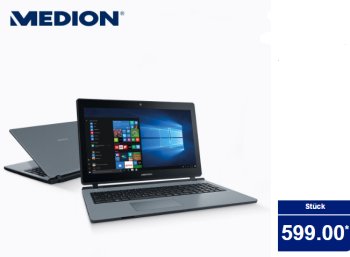 Aldi-Notebook: Medion Akoya P6670 (MD 99960) für 599 Euro