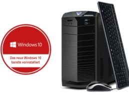 Aldi-PC: Erster Discounter-Rechner mit Windows 10 am Start