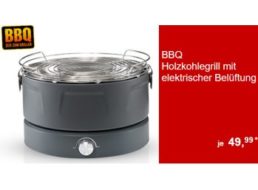 Aldi-Süd: Holzkohlegrill mit elektrsicher Belüftung für 49,99 Euro