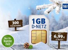 All-Net 300: Ein GByte im Vodafone-Netz und 300 Frei-Einheiten für 6,99 Euro