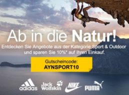 Allyouneed: 10 Prozent Rabatt auf Kleidung, Schuhe, Sport & Outdoor