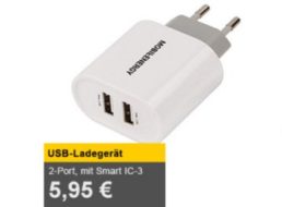 Allyouneed: Dual-USB-Ladegerät mit Ladestromanpassung für 5,95 Euro frei Haus